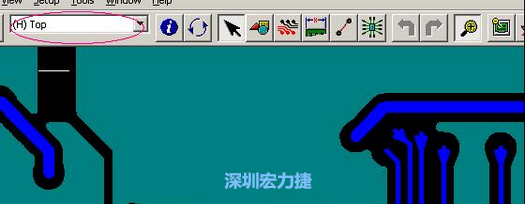 如果图形像下图一样无法显示钻孔，只须图（186）将红色圈住的活动层改为当前显示层即可。