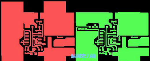 此操作可使文件中大部分的焊盘输出后仍为焊盘，不会成为线性焊盘，并且不会产生像下图一样的短路情况