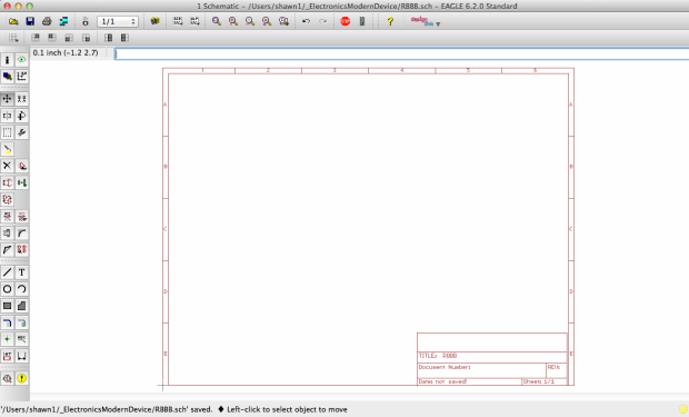 打开电路原理图编辑器，并选择「档案（File）」→「新增档案（New）」→「电路原理图（Schematic）」。
