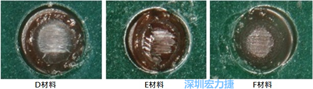 图14- 冷球拉力试验后，光学显微镜下的失效模式