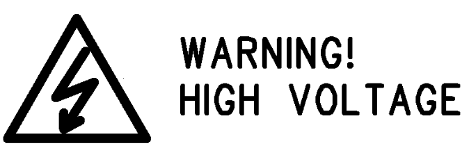 如果板内有危险高压电路，需在高压区域标注高压警示符