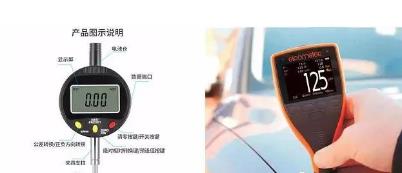 图a千分尺    图b干膜仪